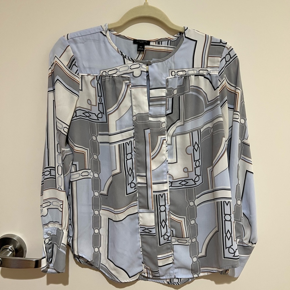 Ann Taylor Long Sleeve Blouse
